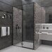 Veconi VN73B душевая дверь раздвижная 90х195 см, профиль черный