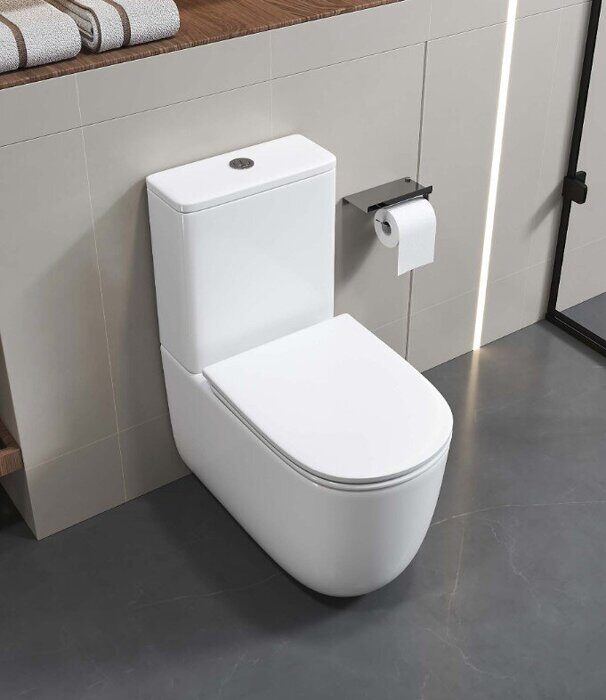 Optima Plus Aquatek унитаз напольный безободковый Торнадо с сидением