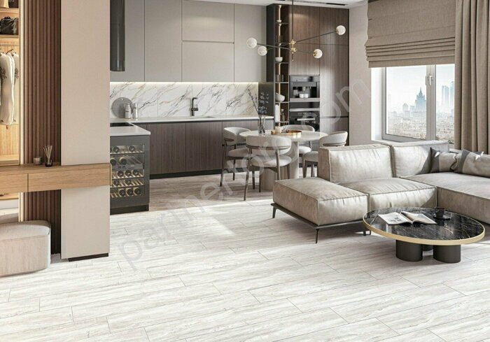 Wonderwood керамогранит светло-серый матовый 20х90см Alma Ceramica GFA92WDW07R