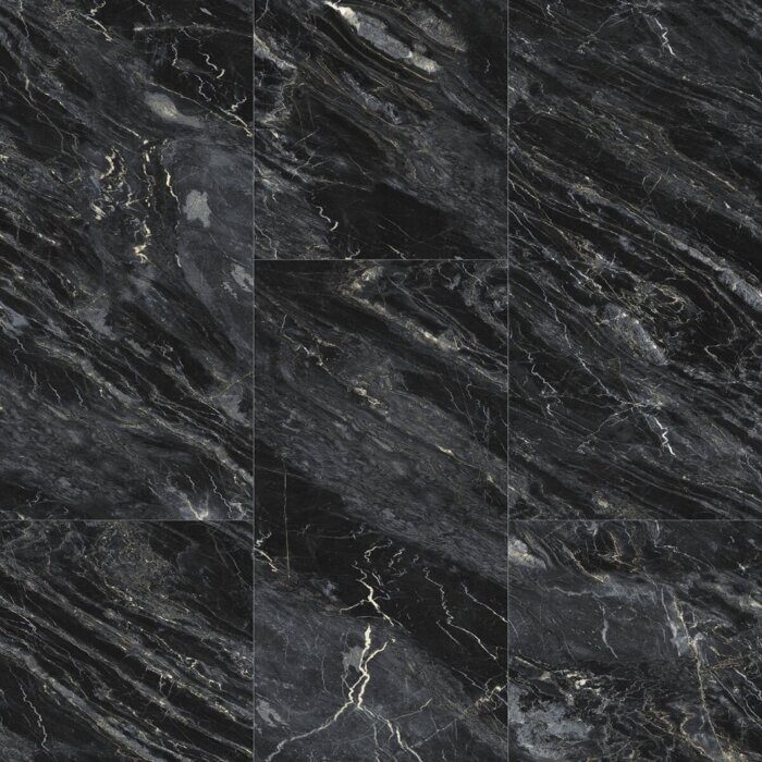 Stone LVT 1804-3 Гранит Черный Fargo клеевая плитка ПВХ