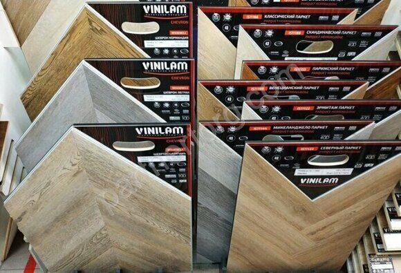 Vinilam напольная замковая плитка ПВХ в Новосибирске