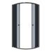 Niagara Eco NG-1003-14T душевое ограждение 80х80см,  четверть круга, раздвижное, черный, стекло тонированное