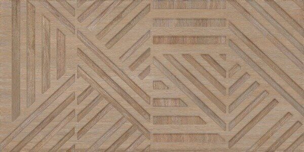 Frosty A17565 настенная плитка коричневая матовая рельеф 30х60см Cersanit