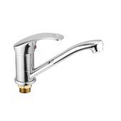 HB4536-2 Haiba Смеситель для кухни, латунь, хром, гайка