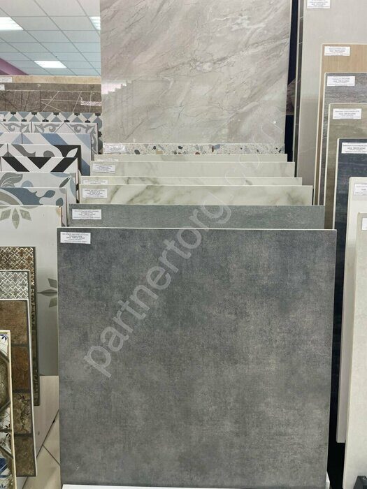 Old Cement dark grey керамогранит серый матовый 60х60см