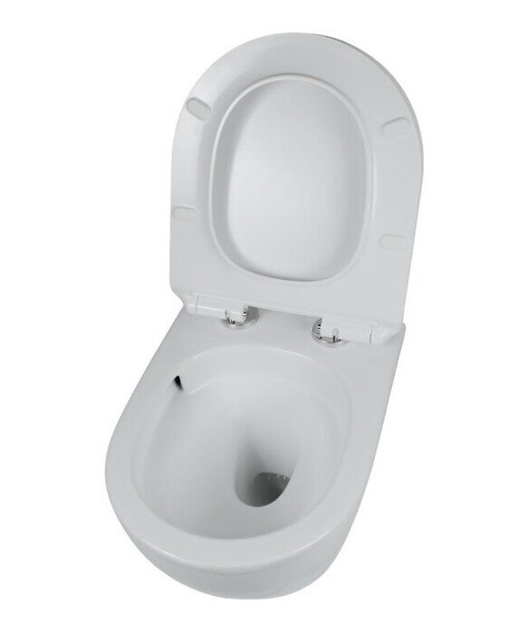 Комплект подвесной унитаза безободковый Торнадо CS246UQ-TK и инсталляции Beta без клавиши смыва