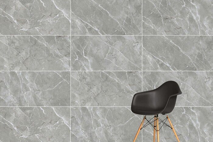 SilkMarble бреча серый R9 керамогранит матовый 60х120см Vitra