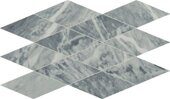 Charme Extra Atlantic Mosaico Diamond суперполированная мозаичная плитка серая Italon 28x48см