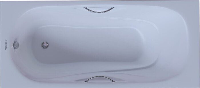 Гамма 150x75см ванна чугунная с ручками и ножками