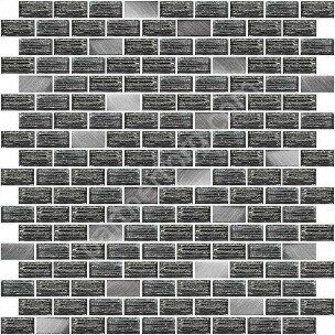 Devore Gris мозаика графитовая 30х30,4см Azori