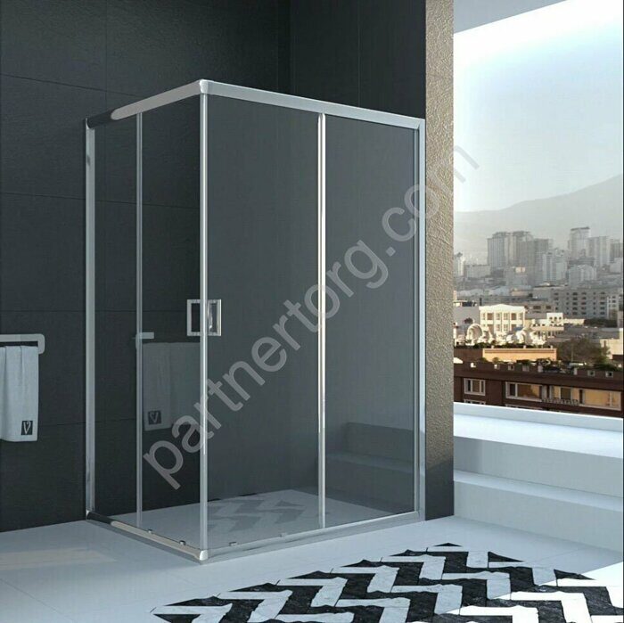 Veconi RV10-12080-01-C5 душевой угол 120х80x195 см, профиль  хром, стекло 6мм