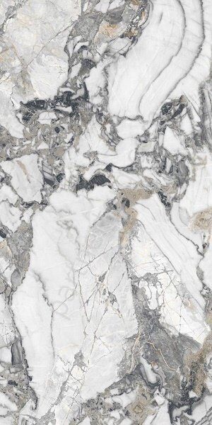 Juliano 120-240DB8607CQ керамогранит белый серый полированный 120х240 см