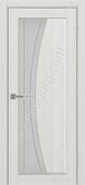 Сицилия 721.21 линии межкомнатная дверь ясень серебристый со стеклом мателюкс