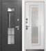 Luxor Termo 7 дверь входная стальная Букле графит, Эмалит белый