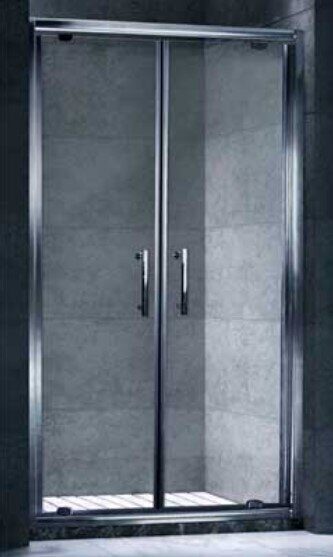 ОДА-100 душевая дверь в нишу 100см  двойная распашная