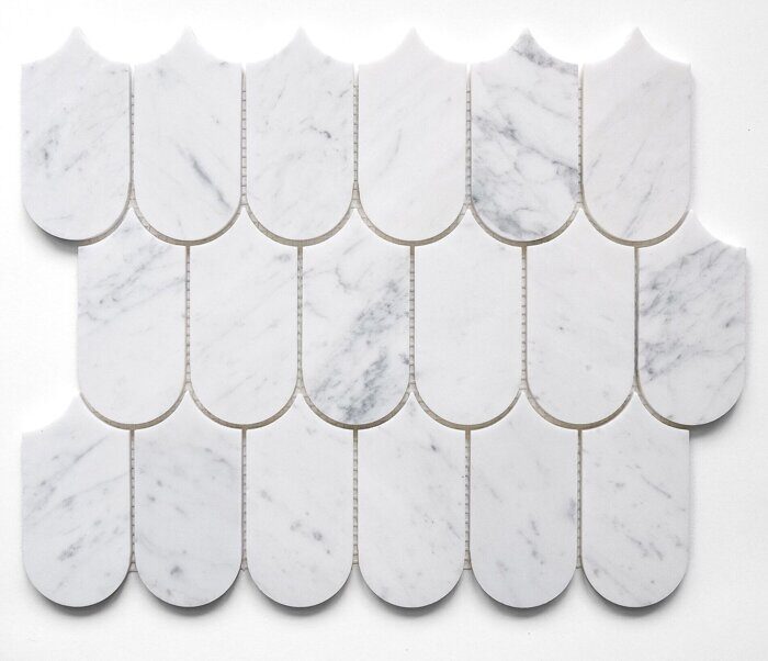 Asti White белая Orro Mosaic мраморная мозаика