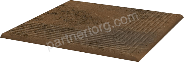 Semir Beige Stopnica Narozna плитка клинкерная ступень угловая 30х30 Paradyz Ceramics