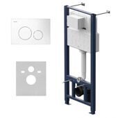 Инсталляция для подвесного унитаза с пневматической клавишей Pro L пластик, белый I012704.9001 Pro AM.PM