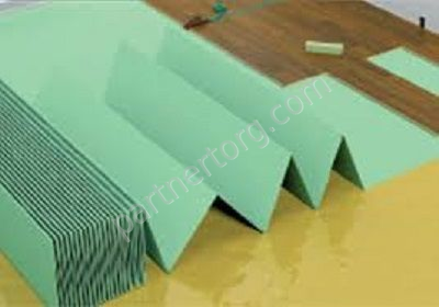 Solid 3 мм подложка Гармошка зеленая