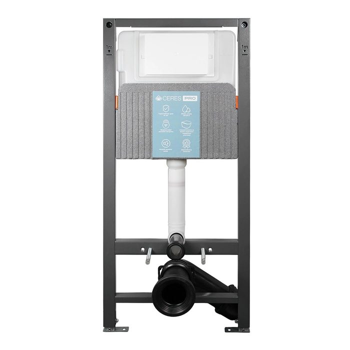 Ceres CR5008GM инсталляция для подвесного унитаза