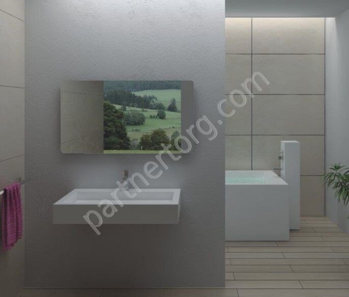 NSS-8048M раковина навесная искусственный камень, ширина 80 см