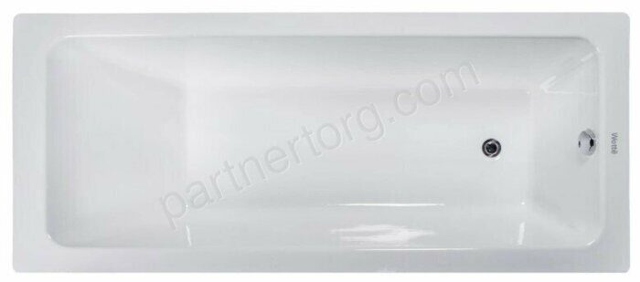 Wotte Line Plus ванна чугунная 180x80см