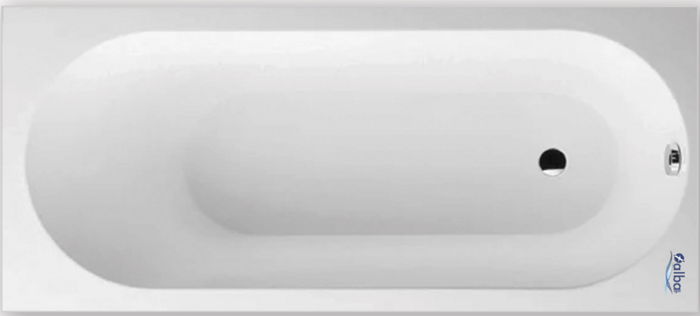 Supreme ванна акриловая прямоугольная 180х80см Alba Spa