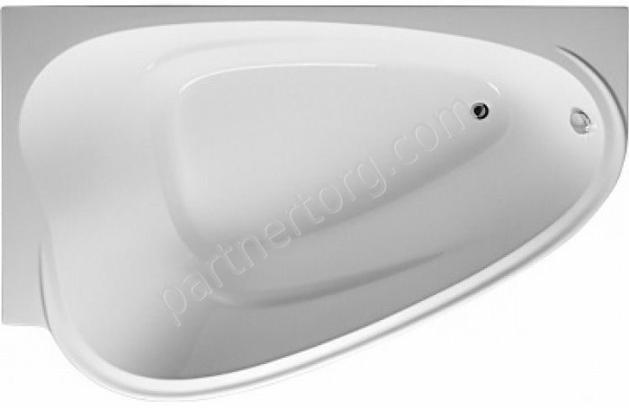 Лoв ванна акриловая асимметричная 185х135 см MarkaOne