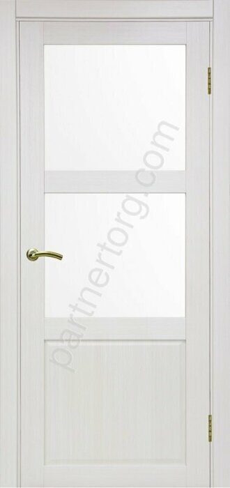 Тоскана 630.221ОФ3 межкомнатная дверь ясень перламутровый FL со стеклом мателюкс