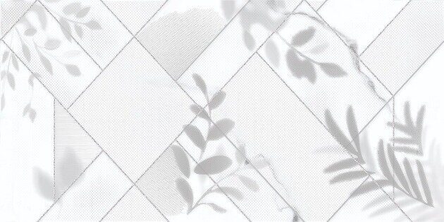 Calacatta Opaco декор белый матовый 31х63см Azori