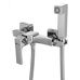 Unit LM4518C смеситель с гигиеническим душем, настенный, хром Lemark