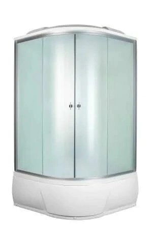 3205B fabric white душевая кабина Aquapulse 120х120х220 см, матовое стекло, высокий поддон
