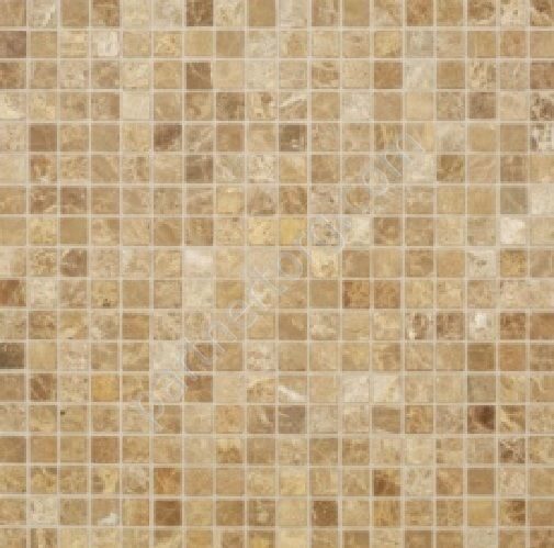 Emperador Light 15х15 Stone коричневая Orro Mosaic каменная мозаика