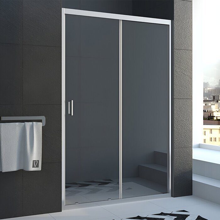 Veconi VN40-120-01-C1 душевая дверь раздвижная 120х185 см, профиль хром