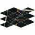 Charme Deluxe Floor Project глянцевая мозаичная плитка чёрная Italon 28x48см