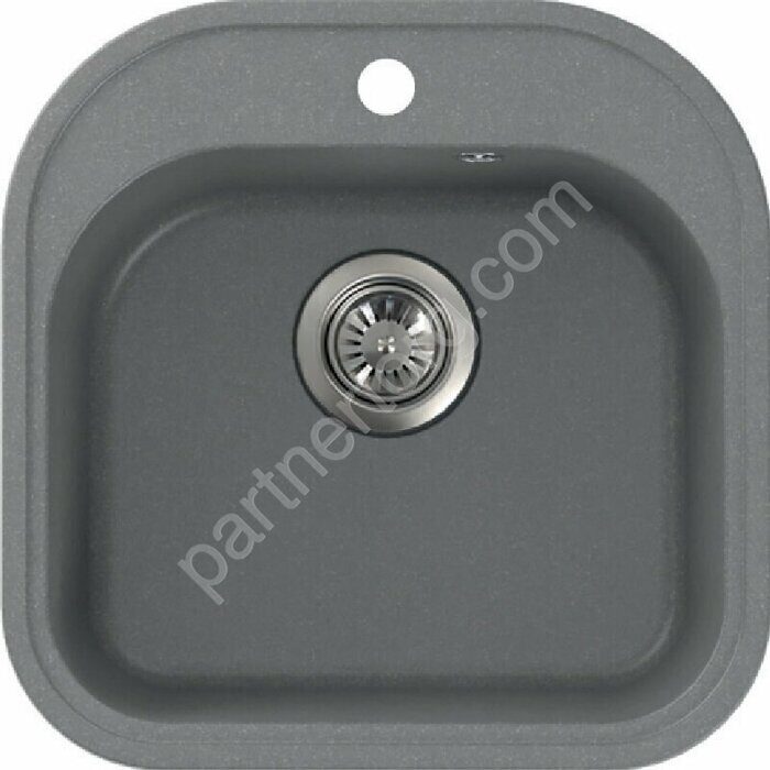 Nova 48-49, 475х475 каменная кухонная мойка, цвет серый