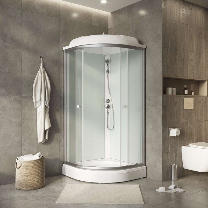 Niagara Light L90/17 душевая кабина угловая 90х90х216 см, прозрачное стекло, низкий поддон