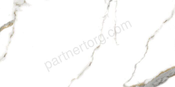 Golden White белый полированный керамогранит 120х60см Laparet