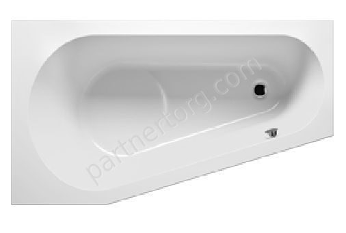 Дельта асимметричная акриловая ванна Riho 150х80 см