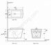 Rimless Tavr-BW безободковый подвесной унитаз с сидением Soft Close Aquanet