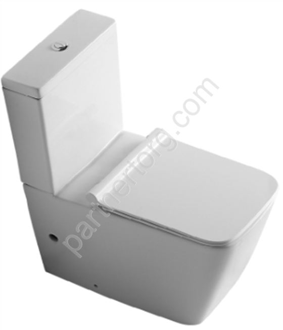 Logan L2СT Rimless безободковый напольный унитаз с бачком и сидением