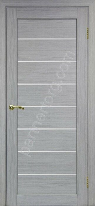 Парма 408.12 межкомнатная дверь дуб серый FL со стеклом на выбор