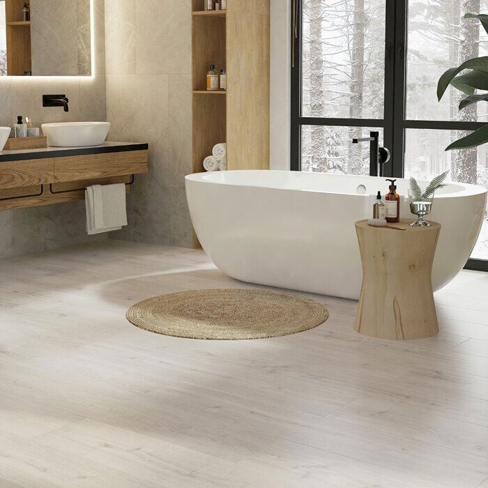 Дуб Уолтем белый EPL123 ламинат Egger Large Aqua Plus 33 класс, 8мм, с фаской, влагостойкий