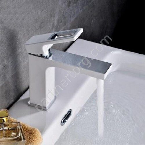 Futura Gappo G1017-8 смеситель для раковины белый хром