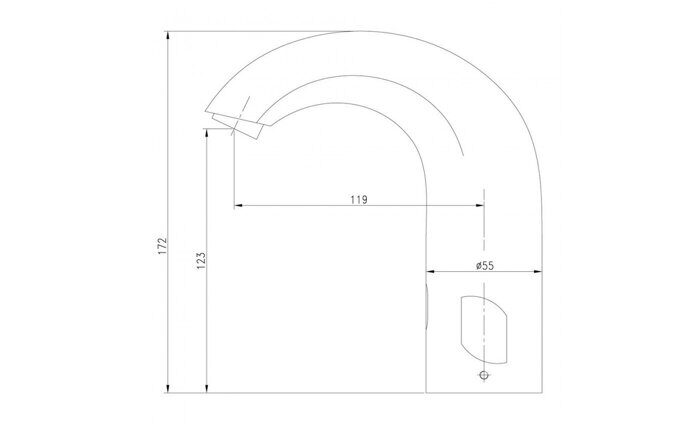 Project LM4656CE смеситель для раковины, сенсорный, хром Lemark