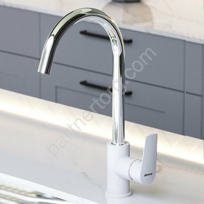 Origin Balance смеситель для кухни двуцветный белый 790730000