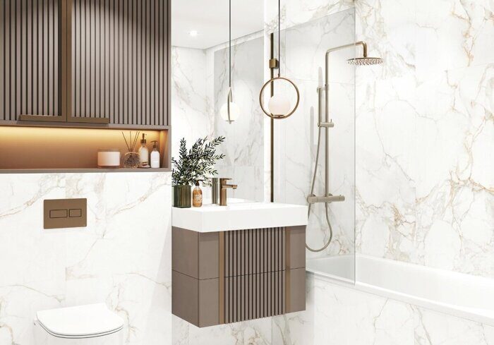 Statuario Faro New Trend керамогранит белый полированный 120х60см