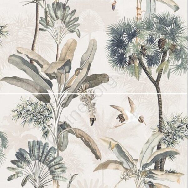 Экзюпери мультиколор панно матовое керамическое 60х60см Lasselsberger Ceramics