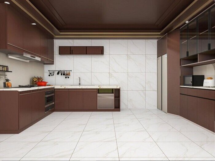 Carrara Carving белый керамогранит матовая 60х60см Empero