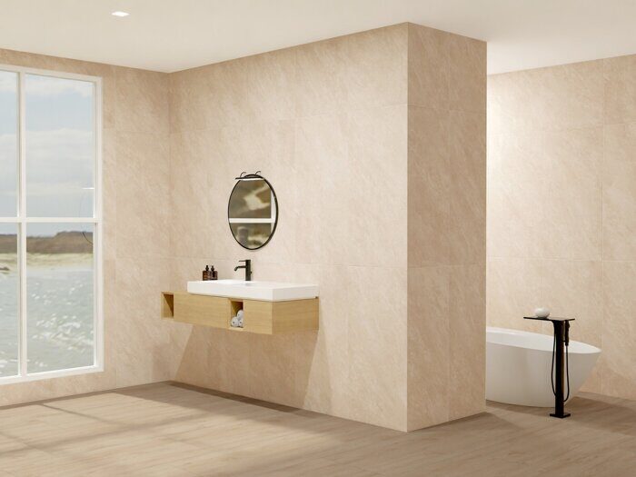 Саванна GT1206024002MSR бежевый керамогранит матовый с сахарным эффектом Global Tile 60х120 см